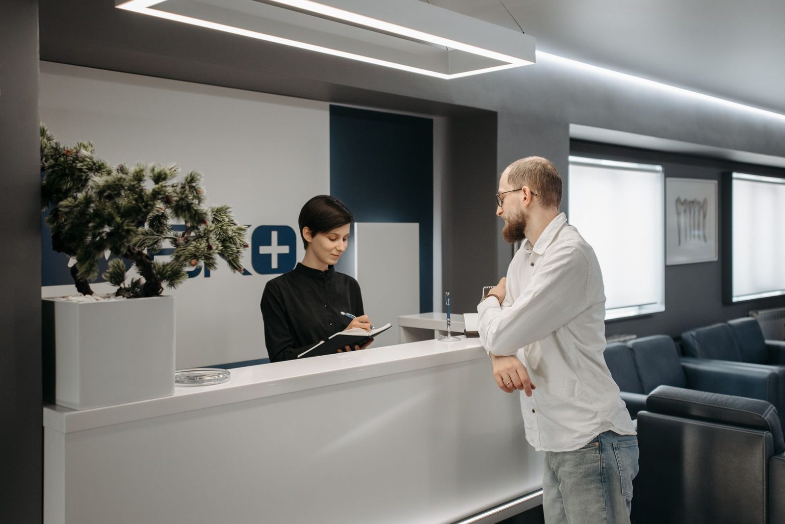 Accueil d’une clinique
