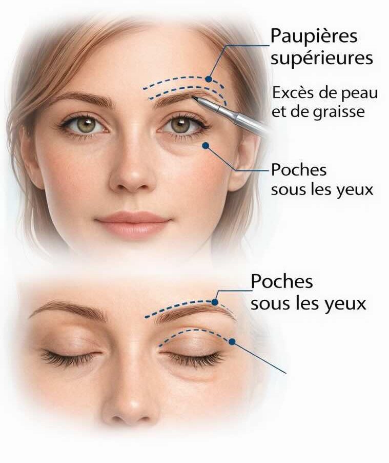 Blépharoplastie — guide visuel