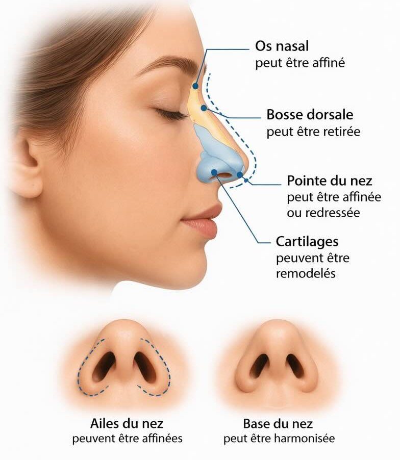 Rhinoplastie — guide visuel